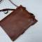 Porte cartes officier type liseuse cuir marron 