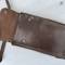 Porte cartes officier type 'Liseuse' cuir marron avec sangle 