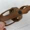 Porte grenade en cuir marron 