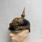 Prusse Casque à pointe Mdle 1895 officier et couvre casque 