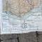 RAF Carte en soie Evasion Allemagne/ France/ Hollande/ Belgique /Suisse