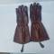 RAF paire de gants de vol Mdle 1933 cuir marron 