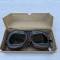 RAF Paire de lunettes de Vol MKVIII verres de rechange et boitier 