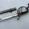 Sabre officier Mdle 1882 et dragonne cuir marron 