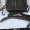 Sac à dos Mdle 1893 , bretelles , 5 courroies charges cuir noir retourné 