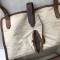 Sac à dos Mdle 1893/15 toile verte et bretelles cuir 