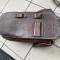 Selle Mdle 1874 et paire de fontes en cuir marron 