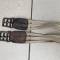 Selle Mdle 1874 et paire de fontes en cuir marron 