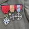 Troupe coloniale Veste US Mdle 1942 S/Officier et médailles 