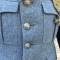 Veste  Officier Pilote Aéronef Drap bleu horizon 