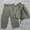 Veste Bourgeron et pantalon Salopette Mdle 1938 Toile verte 