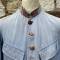 Veste troupe Mdle 1915 en toile de coton bleu clair 