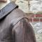 Veston Tankiste Mdle 1935 cuir marron 