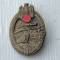 WH Badge Assaut Panzer Classe Argent 
