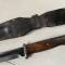 WH Baionnette 84/98 plaquette bois et gousset cuir noir