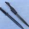 WH Baionnette 84/98 Plaquettes bakélite gousset LW Marron foncé 
