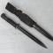WH Baionnette Mdle 84/98 Plaquettes Bakélite Gousset cuir noir 