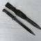 WH Baionnette Mdle 84/98 Plaquettes Bakélite Gousset cuir noir 