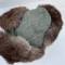 WH Bonnet grand froid , drap feldgrau et fourrure lapin 