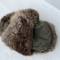 WH Bonnet grand froid , drap feldgrau fourrure lapin 