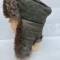 WH Bonnet grand froid , drap feldgrau fourrure lapin 