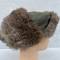 WH Bonnet grand froid , drap feldgrau fourrure lapin 