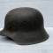 WH Casque Mdle 1942 et jugulaire cuir 