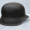 WH Casque Mdle 1942 et jugulaire cuir 
