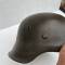 WH Casque Mdle 1942 Sans insigne , jugulaire cuir 