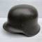 WH Casque Mdle 1942 Sans insigne , jugulaire cuir 