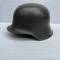 WH Casque Mdle 1942 Sans insigne , jugulaire cuir 