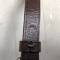 WH Ceinturon Baudrier Officier cuir marron foncé 