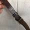 WH Ceinturon Baudrier Officier cuir marron foncé 