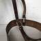 WH Ceinturon Baudrier Officier cuir marron foncé 
