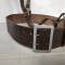 WH Ceinturon Baudrier Officier cuir marron foncé 