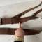 WH Ceinturon et baudrier Officier Cuir marron 