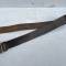 WH Ceinturon officier , boucle  deux ardillons , cuir marron foncé 