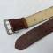 WH Ceinturon officier boucle deux ardillons , cuir marron 