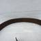 WH Ceinturon officier boucle deux ardillons , cuir marron 