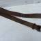 WH Ceinturon officier boucle deux ardillons , cuir marron 