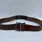 WH Ceinturon officier Boucle deux ardillons cuir marron 