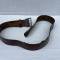WH Ceinturon officier Boucle deux ardillons cuir marron 