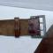 WH Ceinturon officier Boucle deux ardillons cuir marron 