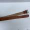 WH Ceinturon officier boucle fer deux ardillons cuir marron 