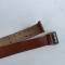 WH Ceinturon officier boucle fer deux ardillons cuir marron 