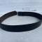 WH Ceinturon troupe cuir noir  crochet alu 