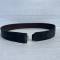 WH Ceinturon troupe cuir noir  crochet alu 