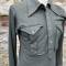 WH Chemise troupe Mdle 1943 Aertex gris/vert 