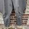 WH Culotte officier gabardine gris pierre ' Stein Grau' 