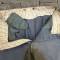 WH Culotte Officier Gabardine gris pierre Basane cuir 